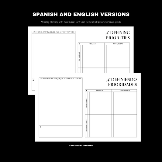 Definir Prioridades Planificador Mensual