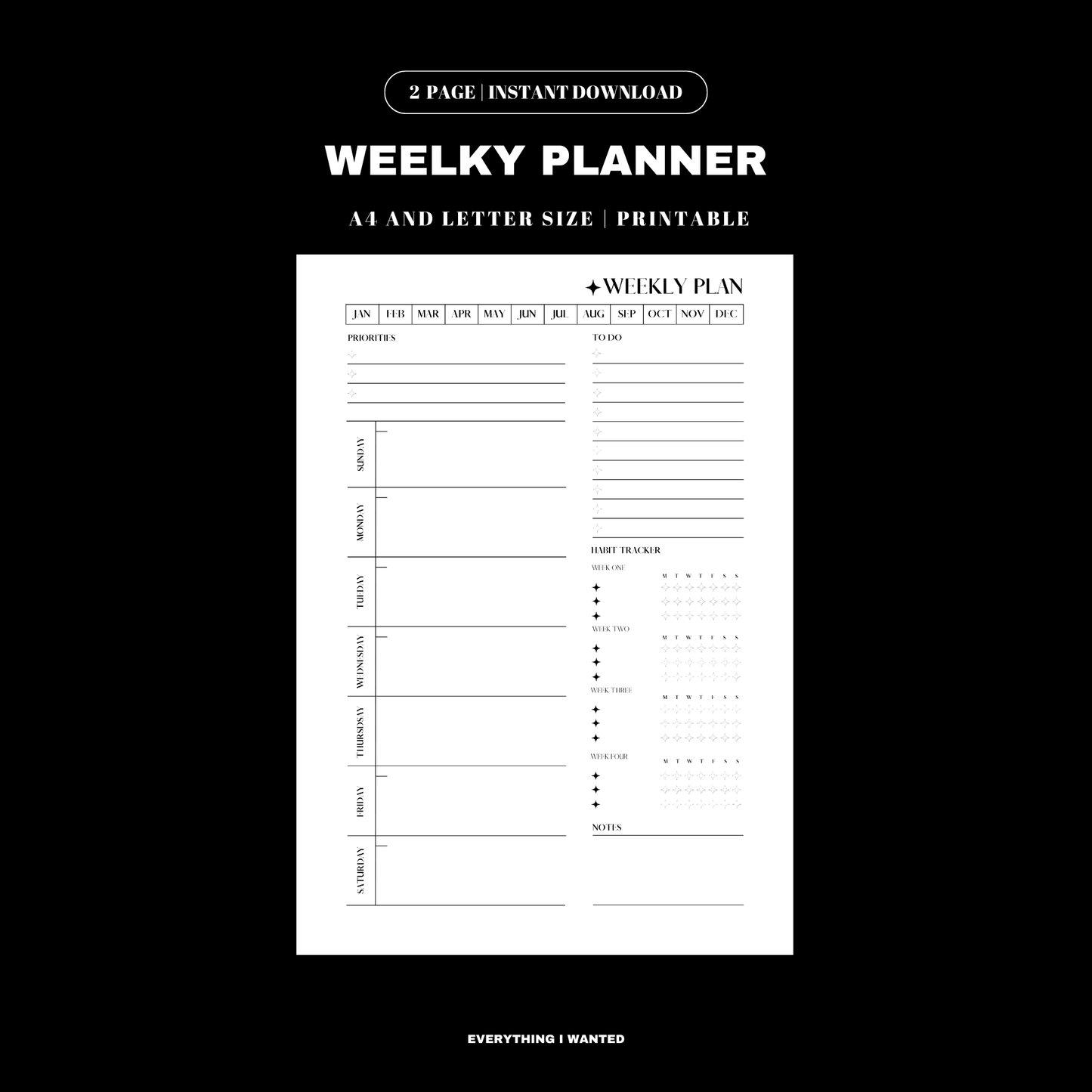 Weekly Planner